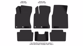 Dywaniki podłogowe do Nissan Qashqai J10 2007-2010 I generacja EU Crossover przed restylingiem - Фото 2