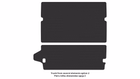 Dywaniki podłogowe do Nissan Pathfinder R51 2010-2014 III generacja EU Crossover po restylingu 7-miejscowy - Фото 3