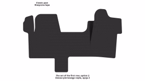 Interior mats for the Nissan NV400 2010-… I generation EU Minivan - Фото 3