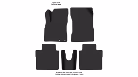 Interior mats for the Nissan Note E12 2012-2020 II generation EU Minivan - Фото 3