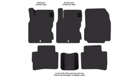 Interior mats for the Nissan Note E11 2005-2013 I generation JP Minivan - Фото 3