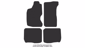 Interior mats for the Nissan Terrano 1985-1995 I generation US Crossover - Фото 3