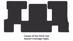 Dywaniki podłogowe do Nissan X-Trail T32 2013-2017 III generacja EU Crossover przed restylingiem 7-miejscowy - Фото 5