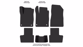 Interior mats for the Nissan Juke (N-Connecta) 2019-… II generation EU Crossover - Фото 2
