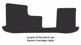 Interior mats for the Nissan X-Trail (T33) e-Power 2021-… IV generation EU Crossover 7-seater - Фото 5