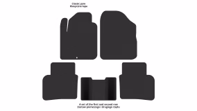 Interior mats for the Nissan Teana J31 2003-2008 I generation EU Sedan - Фото 3