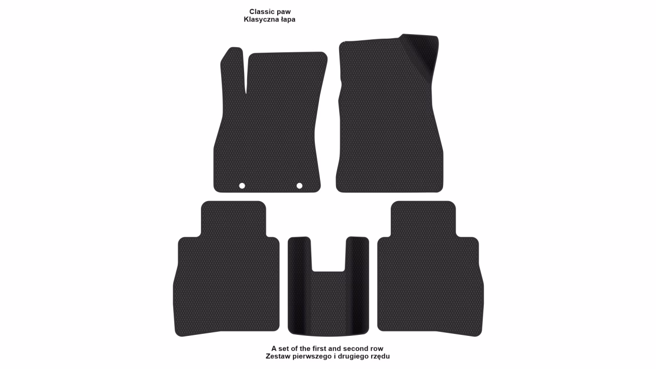 Interior mats for the Nissan Pulsar (C13) 2014-2018 VI generation EU Hatchback - Фото 2