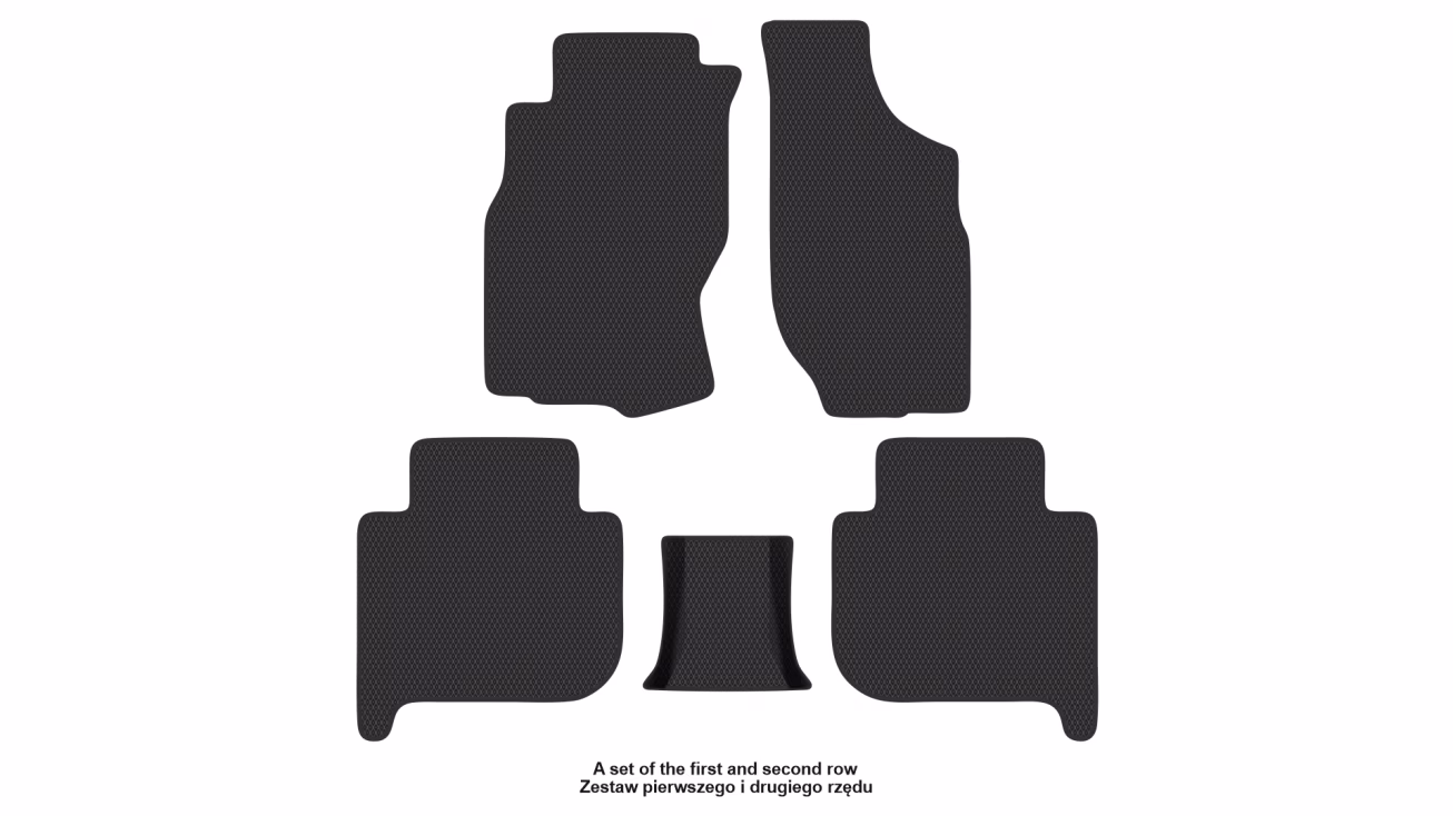 Interior mats for the Nissan Terrano R20 1993-2007 II generation EU Crossover 5-door - Фото 2