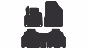 Interior mats for the Nissan Townstar 2022-… I generation EU Minivan 7-seater Long - Фото 2