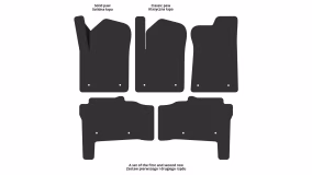 Interior mats for the Nissan Patrol Y-62 2010-2024 VI generation EU Crossover - Фото 4
