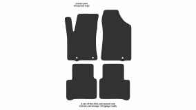 Interior mats for the Nissan Teana L33 2013-… III generation EU Sedan - Фото 3