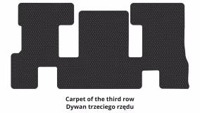 Dywaniki podłogowe do Nissan X-Trail T32 2017-2021 III generacja EU Crossover po restylingu 7-miejscowy - Фото 5