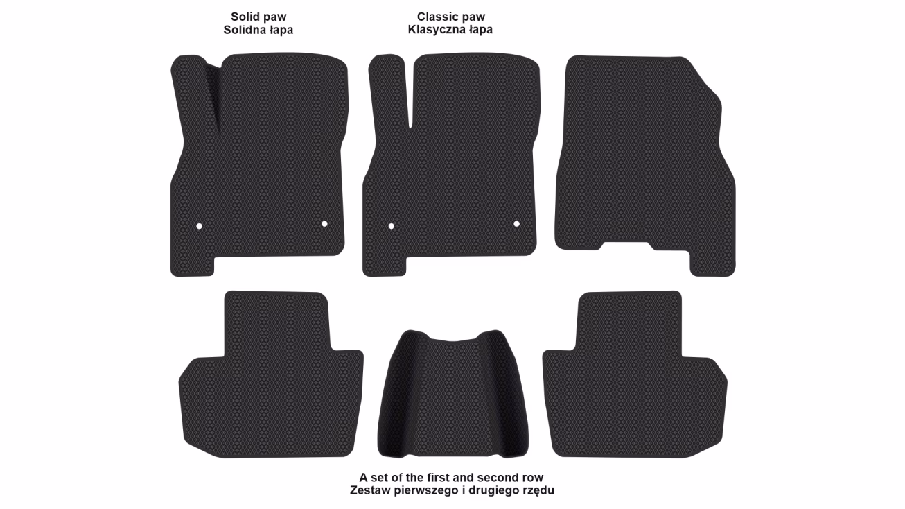 Interior mats for the Nissan Leaf (ZE0) 2010-2013 I generation JP Hatchback pre-restyling - Фото 2