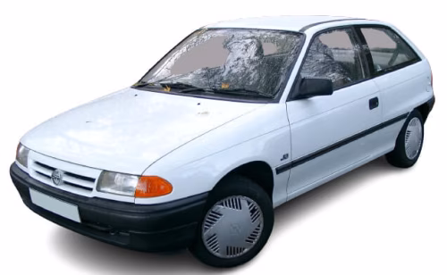 Dywaniki podłogowe do Opel Astra F 1991-1998 I generacja EU Hatchback 3-drzwiowy