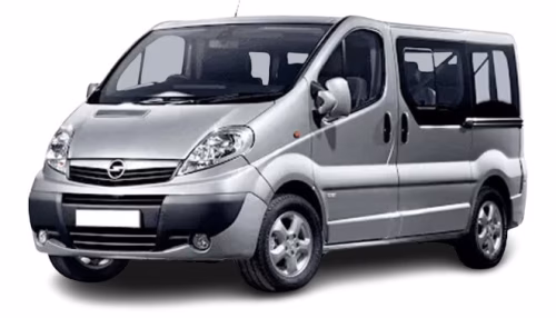 Dywaniki podłogowe do Opel Vivaro A 2001-2014 I generacja EU VAN 4-drzwiowy 9-miejscowy