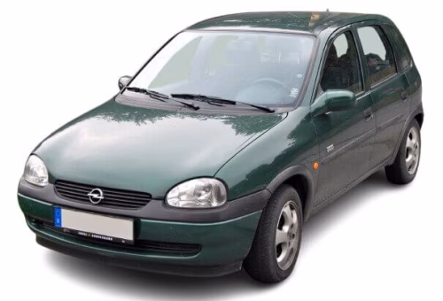 Dywaniki podłogowe do Opel Corsa B 1993-2000 II generacja EU Hatchback 5-drzwiowy