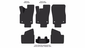 Dywaniki podłogowe do Opel Astra H 2004-2014 III generacja EU Sedan - Фото 3
