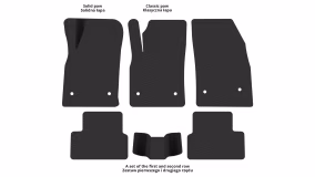 Dywaniki podłogowe do Opel Astra J 2012-2015 IV generacja EU Universal po restylingu 5-drzwiowy - Фото 3