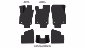 Dywaniki podłogowe do Opel Astra H 2007-2014 III generacja EU Universal po restylingu - Фото 3