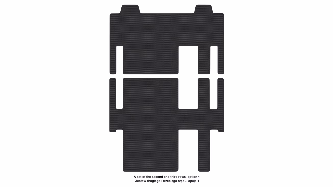 Dywaniki podłogowe do Opel Zafira Life 2019-… IV generacja EU VAN 8-miejscowy L1-L2-L3 - Фото 6