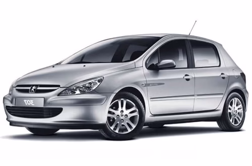 Dywaniki podłogowe do Peugeot 307 2001-2005 I generacja EU Hatchback przed restylingiem 5-drzwiowy
