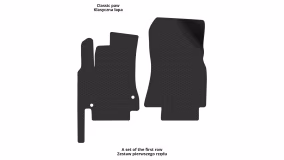 Interior mats for the Peugeot Partner 2008-2018 II generation EU VAN Cargo Van - Фото 2