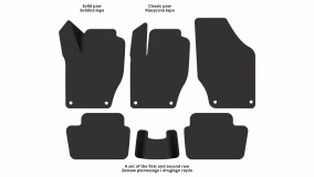Interior mats for the Peugeot 308 2007-2013 I generation EU Hatchback 3-door - Фото 5