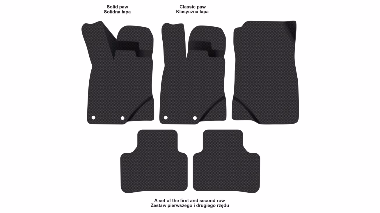 Interior mats for the Peugeot e-3008 (P64) 2023-… III generation EU Crossover - Фото 2