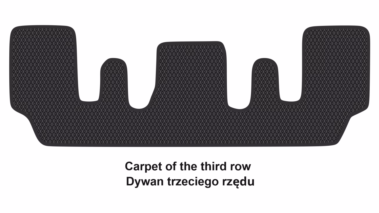 Interior mats for the Peugeot 5008 GT 2017-2024 II generation EU Crossover - Фото 3
