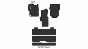 Interior mats for the Peugeot Traveller 2016-… I generation EU VAN 7-seater - Фото 2