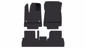 Interior mats for the Peugeot Rifter L2 2018-… I generation EU VAN 5-seater Long - Фото 4