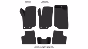 Interior mats for the Peugeot 207 2006-2012 I generation EU Hatchback 5-door - Фото 3