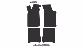 Interior mats for the Peugeot 106 1991-2003 I generation EU Hatchback - Фото 2