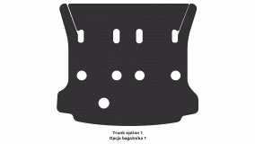 Interior mats for the Peugeot 308 SW 2007-2013 I generation EU Universal 7-seater - Фото 3