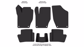 Interior mats for the Peugeot 308 SW 2007-2013 I generation EU Universal 7-seater - Фото 4