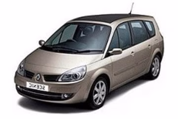 Коврики в салон Renault Grand Scenic 2003-2009 II поколение EU Minivan 7-ми местная