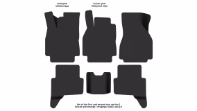 Interior mats for the Renault Megane 2002-2006 II generation EU Universal pre-restyling - Фото 3