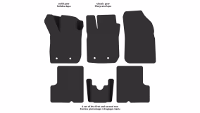 Interior mats for the Renault Duster 2010-2015 I generation EU Crossover pre-restyling AWD - Фото 2