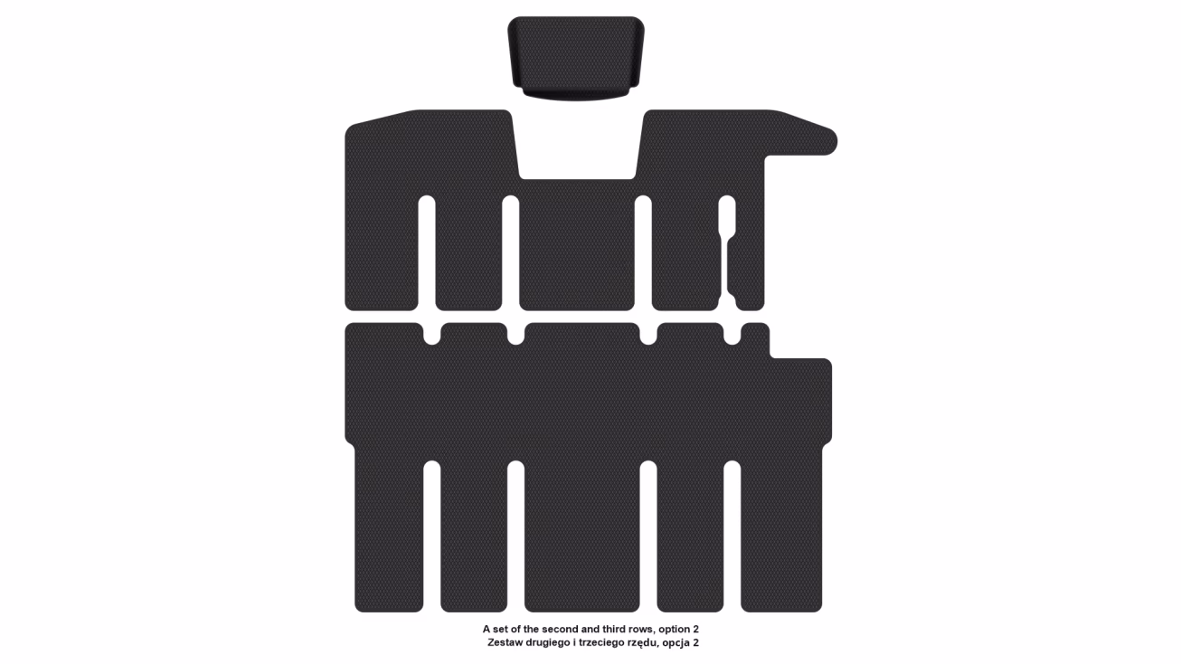 Interior mats for the Renault Trafic 2014-… III generation EU VAN 4-door L1-L2 - Фото 5