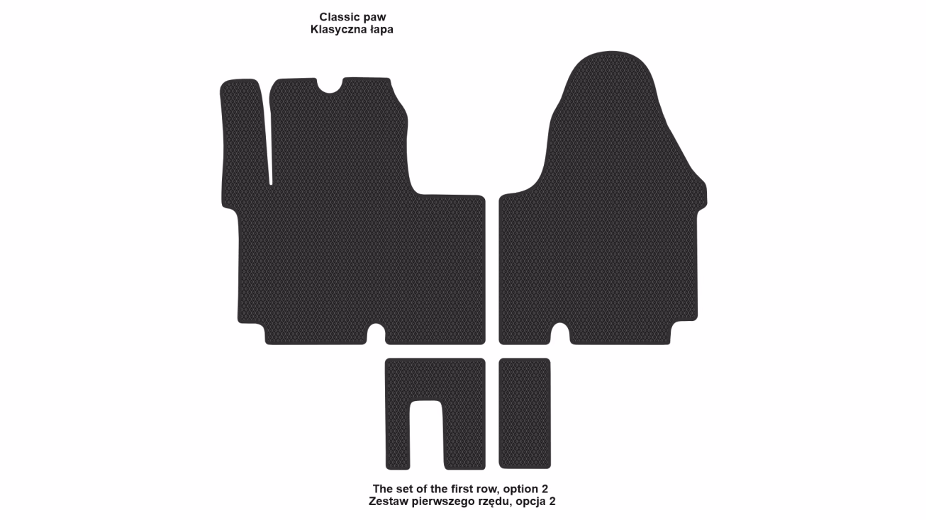 Коврики в салон Renault Trafic 2006-2014 II поколение EU VAN рестайлинг - Фото 3