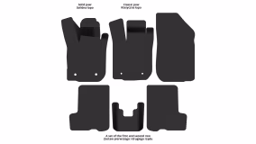 Interior mats for the Renault Sandero StepWay 2017-2020 II generation EU Crossover restyling - Фото 2