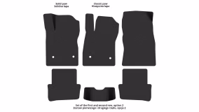 Interior mats for the Renault Clio 2012-2019 IV generation EU Hatchback 5-door - Фото 3