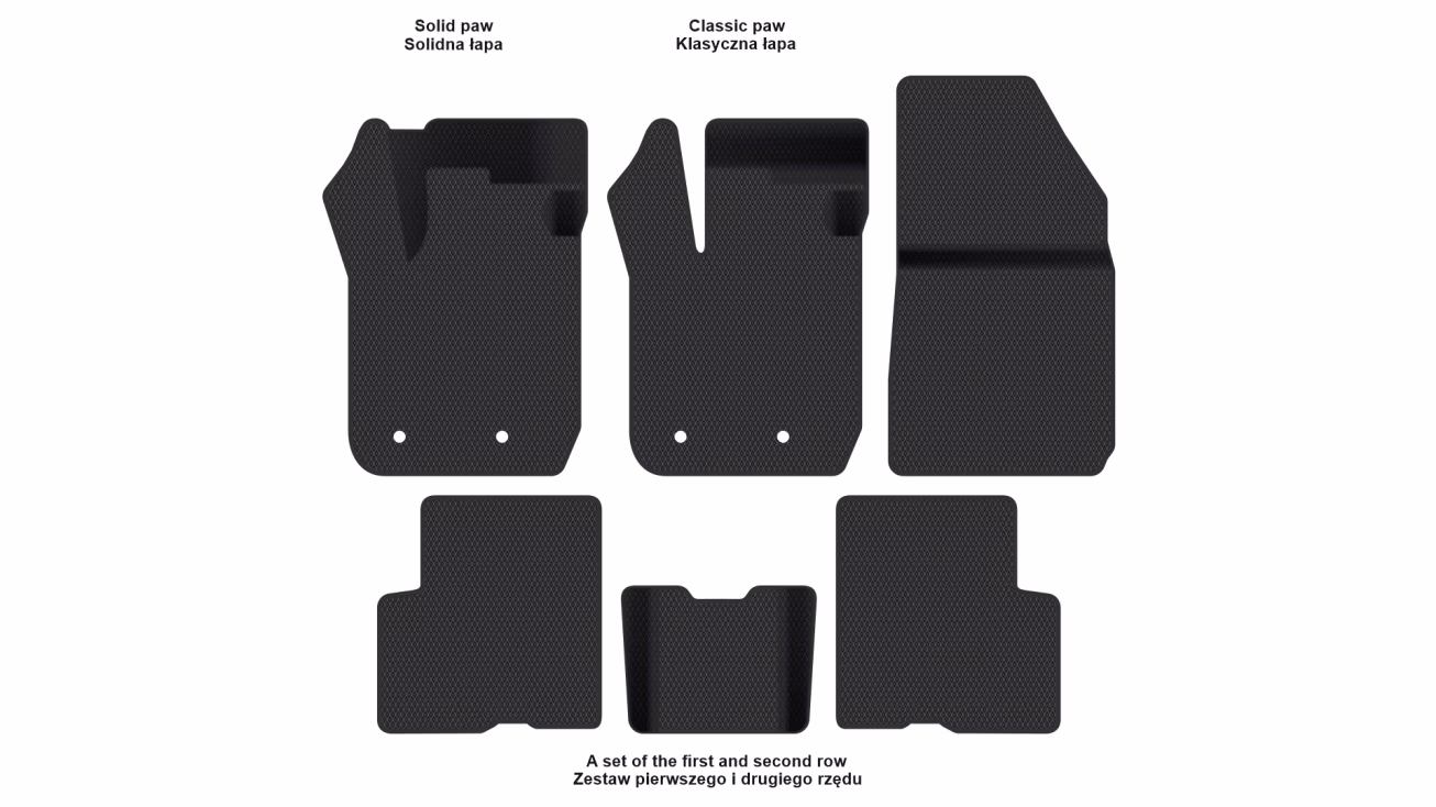 Interior mats for the Renault Arkana (BO) 2019-2022 I generation RU Crossover - Фото 2