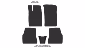 Interior mats for the Renault Megane 1995-2002 I generation EU Sedan - Фото 2