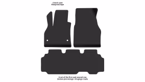 Коврики в салон Renault Kangoo 2008-2013 II поколение EU Minivan до рестайлинг 4-х дверная - Фото 2