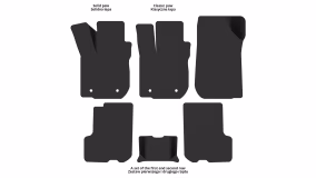 Interior mats for the Renault Logan 2012-2016 II generation EU Sedan pre-restyling - Фото 2