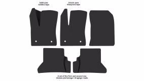 Interior mats for the Renault Express 2021-2024 II generation EU Minivan - Фото 2