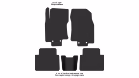 Interior mats for the Renault Koleos (Turkish Assembly) 2016-2024 II generation EU Crossover - Фото 2