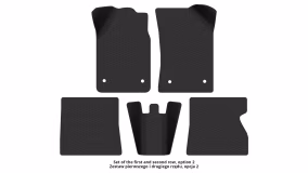 Interior mats for the Renault Kangoo 1998-2008 I generation EU Minivan 4-door - Фото 3