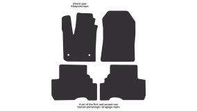 Interior mats for the Renault Lodgy 2012-… I generation EU Minivan 5-seater - Фото 2